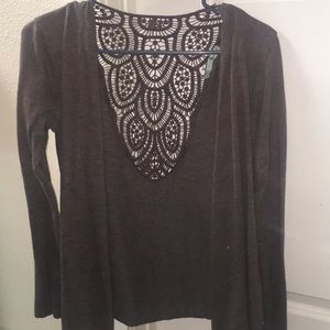 Brown cardigan